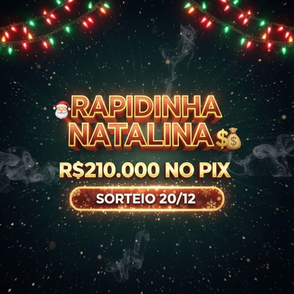 🔥 RAPIDINHA VALENDO R$210.000 NO PIX! 🔥